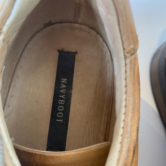 Navy boot size 9 made in Italy brown loafer.. - Picture 4 of 7